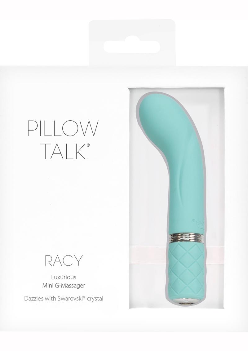 Pillow Talk Racy Rechargeable Silicone G-Spot Mini Vibrator - Teal