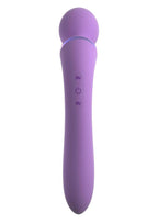 Fantasy For Her Duo Wand Massage-Her Silicone Rechargeable Waterproof - Purple