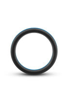 Performance Silicone Go Pro Cock Ring - Black/Blue