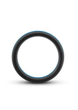 Performance Silicone Go Pro Cock Ring - Black/Blue
