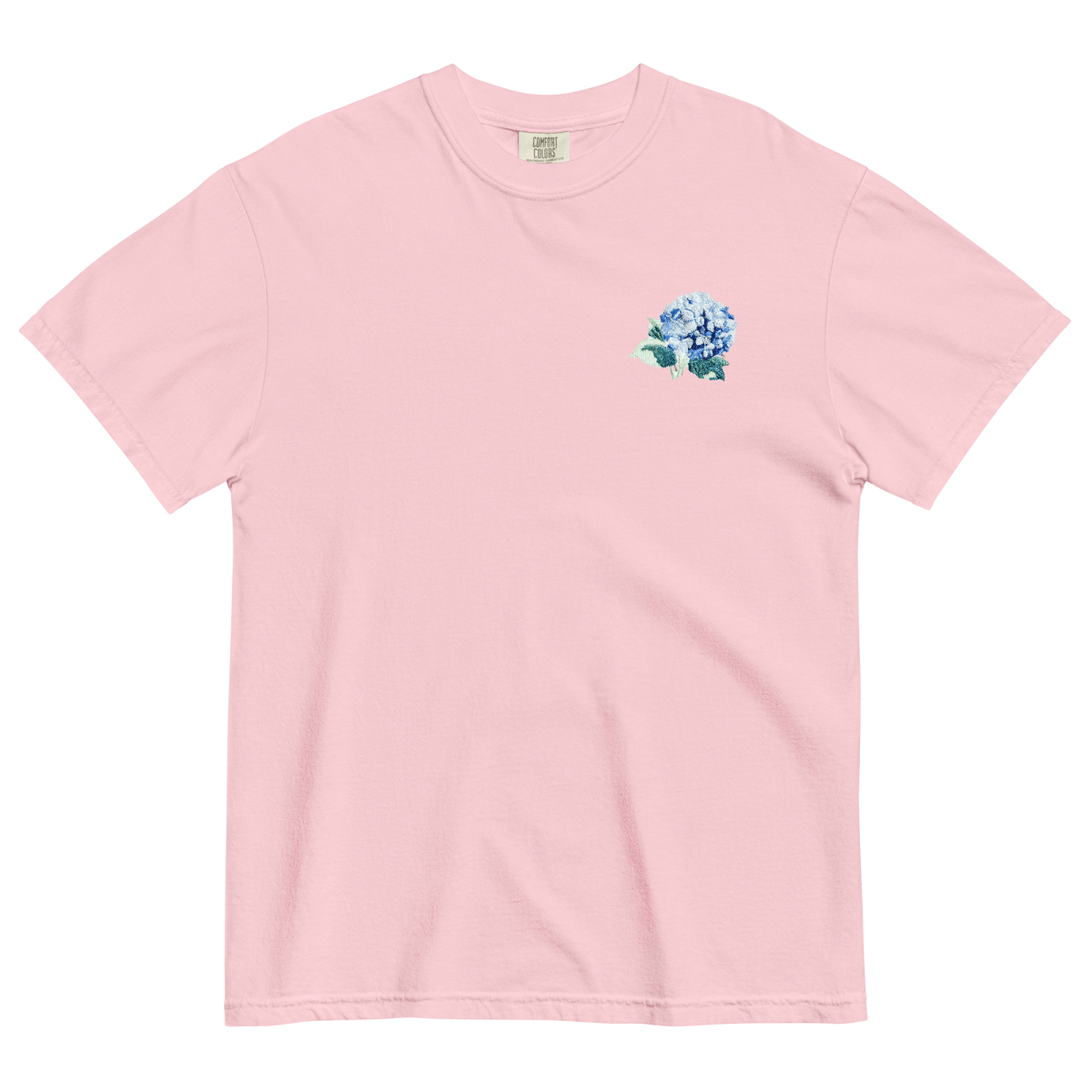 Hydrangea Embroidered Shirt
