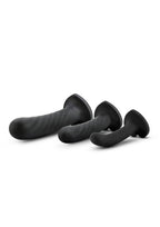 Temptasia Twist Silicone Dildo Kit (Set of 3) - Black