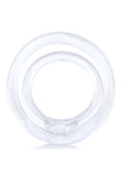 RingO 2 Stretchy Cock Ring with Testicle Sling - Clear