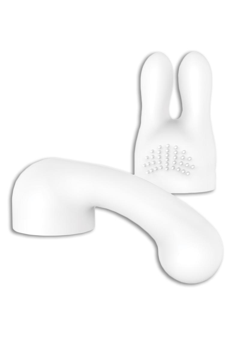 Bodywand Curve Silicone G-Spot & Clitoral Attachment Set - White