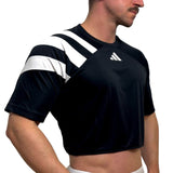 Adidas Neo Black Short Sleeve Crop Top 2.0 BY SNEAKERMASK