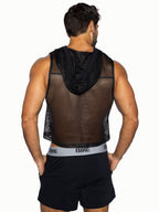 BIKE Hooded Sleeveless Practice Jersey - Black