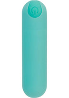 PowerBullet Essential Rechargeable Vibrating Bullet - Teal