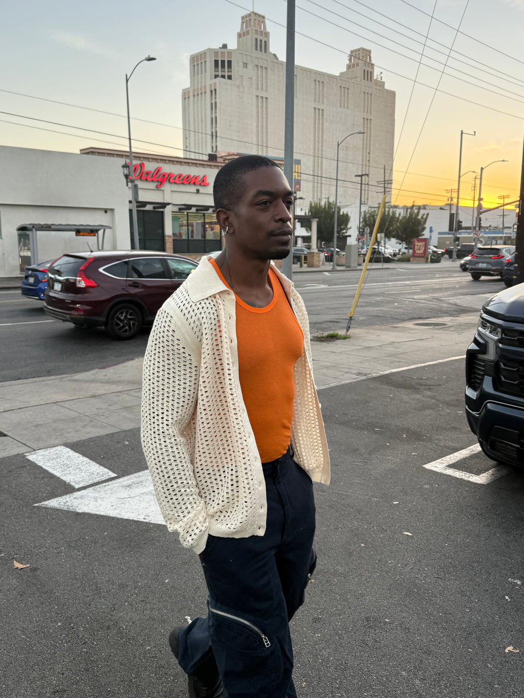 Eckhaus Latta BREEZE BUTTONDOWN Off-White