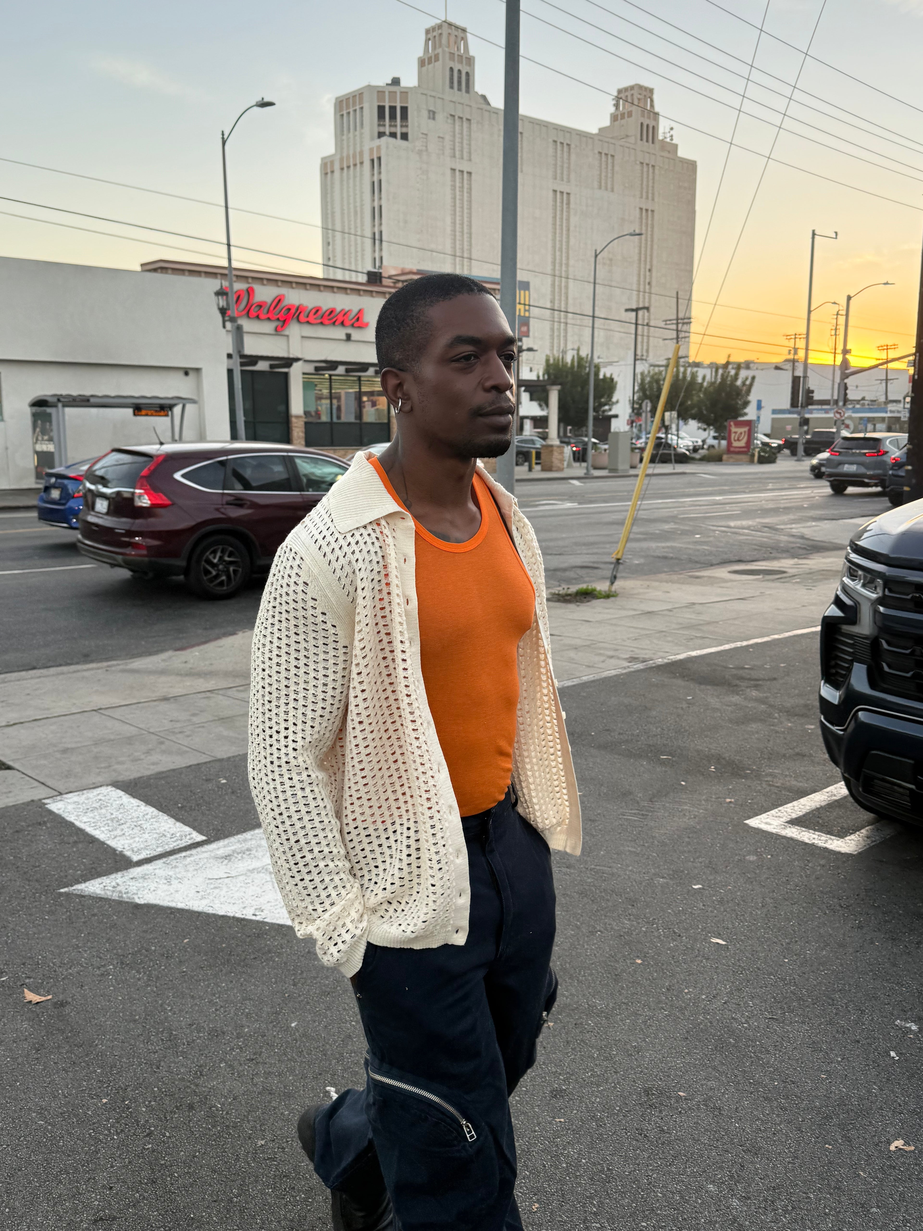 Eckhaus Latta BREEZE BUTTONDOWN Off-White