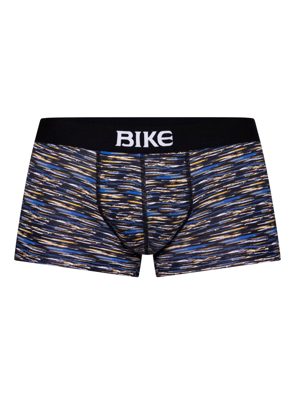BIKE Stretch Cotton Trunk - Indigo Brush Strokes
