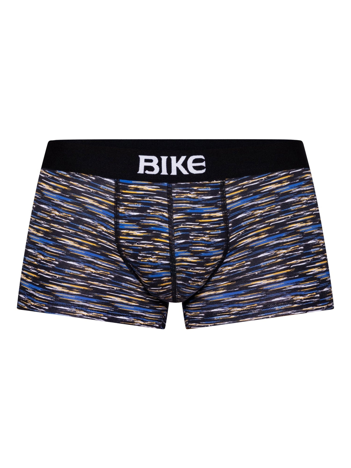 BIKE Stretch Cotton Trunk - Indigo Brush Strokes