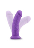 Ruse Jammy Silicone Dildo 8in - Purple