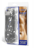 Blue Line C & B Gear Gimp Cock Locking Chastity Sheath - Black