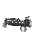 Blue Line C & B Gear Gimp Cock Locking Chastity Sheath - Black