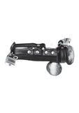 Blue Line C & B Gear Gimp Cock Locking Chastity Sheath - Black