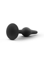 Luxe Beginner Silicone Butt Plug Small - Black