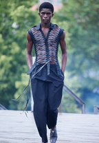 GMBH SAM LACE SLEEVELESS SHIRT