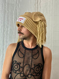 LOVERBOY BY CHARLES JEFFREY SUPERSIZED LION BEANIE in BEIGE