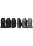 OptiMALE Secondskyn Silicone Warming Vibrating Stroker - Black