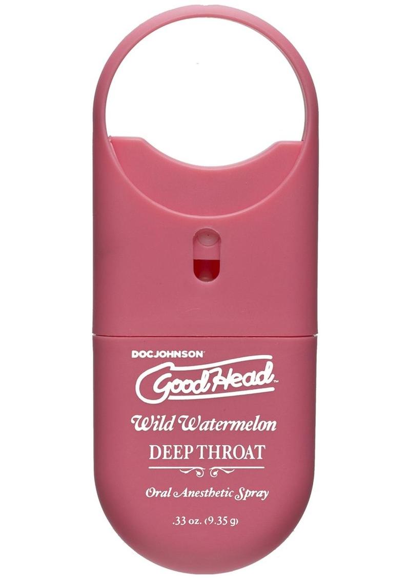 GoodHead Deep Throat To-Go Oral Anesthetic Spray - Wild Watermelon .30oz