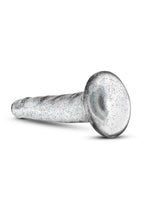 Naturally Yours Glitter Dildo 5.5in - Clear