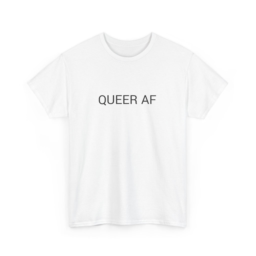 QUEER AF TEE BY CULTUREEDIT AVAILABLE IN 13 COLORS