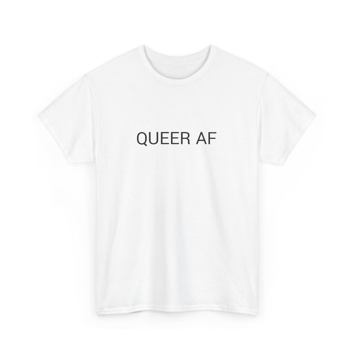 QUEER AF TEE BY CULTUREEDIT AVAILABLE IN 13 COLORS