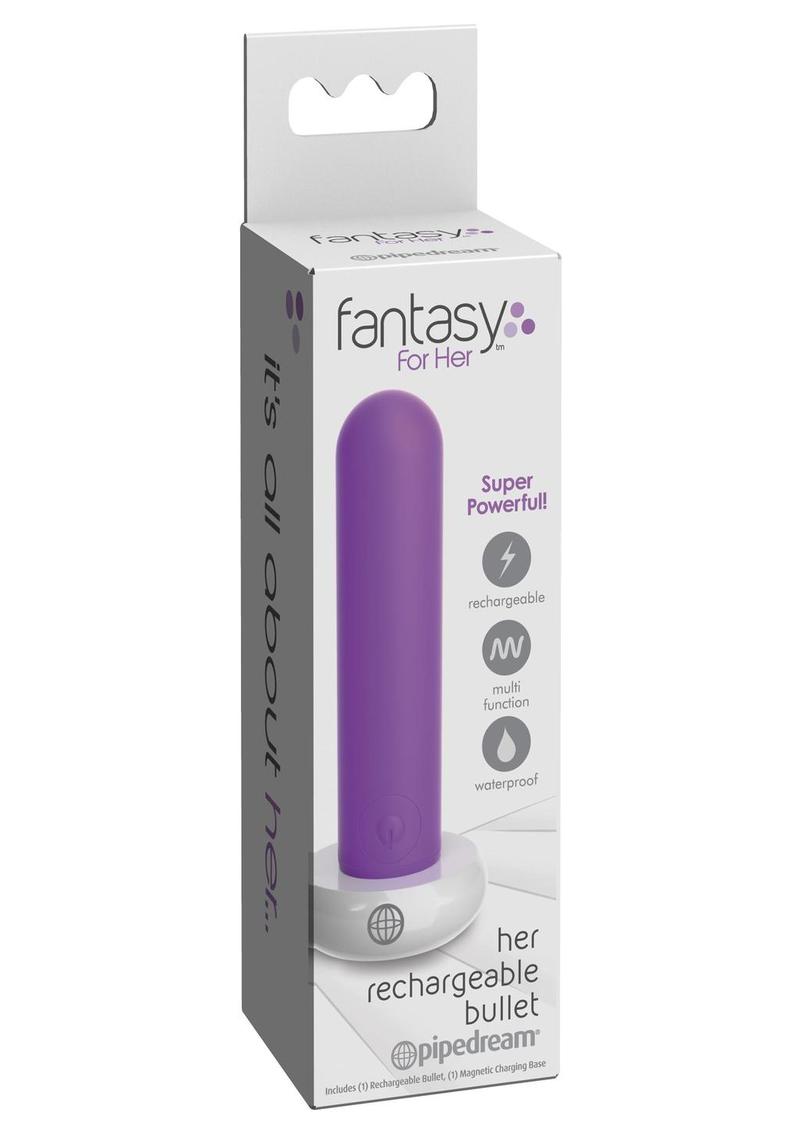 Fantasy For Her Rechargeable Multi Speed Bullet Vibrator - Purple