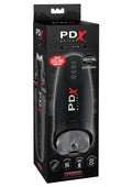 PDX Elite Rechargeable Motorbator 2 Masturbator - Pussy - Clear/Black