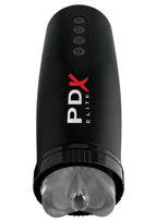 PDX Elite Rechargeable Motorbator 2 Masturbator - Pussy - Clear/Black