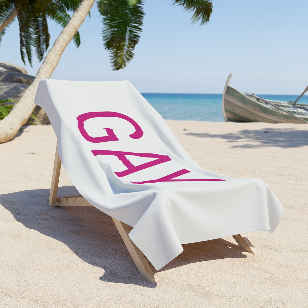 Gay Beach Towel by CULTUREEDIT