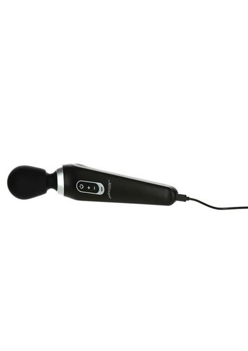 PalmPower Extreme Rechargeable Wand Massager - Black