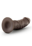 Au Naturel Dildo with Suction Cup 8in - Chocolate