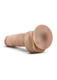 Au Naturel Big Boy Dildo With Balls 10in - Vanilla