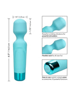 Eden Wand Silicone Vibrating Wand Massager - Teal