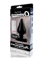 My Secret Rechargeable Vibrating Plug XL with Remote Control - Black