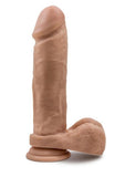 Au Naturel Dildo with Suction Cup 9in - Caramel