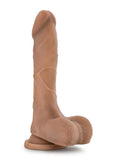 Au Naturel Mister Perfect Dildo with Balls 8.5in - Caramel