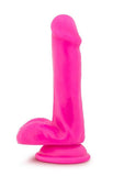 Au Naturel Bold Delight Dildo with Suction Cup 6in - Pink