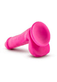 Au Naturel Bold Delight Dildo with Suction Cup 6in - Pink