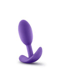 Luxe Wearable Vibra Slim Plug Silicone Butt Plug - Small - Purple