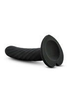 Temptasia Twist Silicone Dildo 5.5in - Medium - Black
