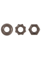 Zero Tolerance Triple Thick Cock Ring Kit (3 piece kit) - Smoke