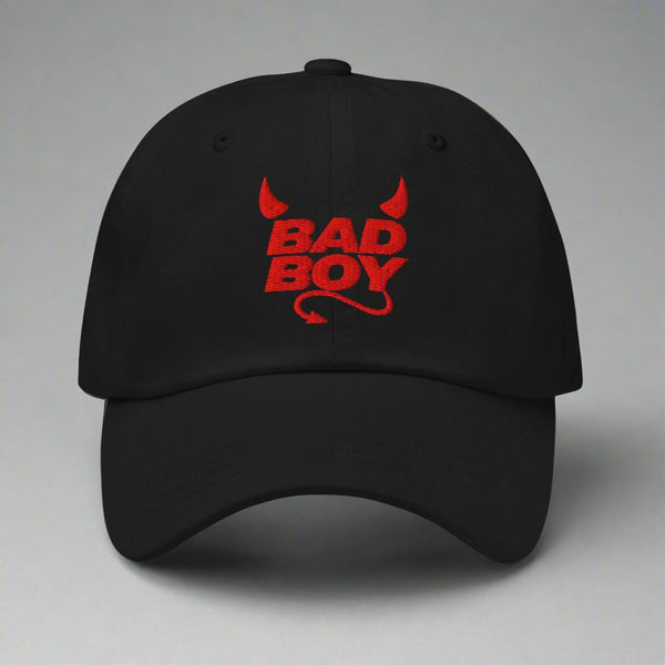 Bad Boy Dad Hat by YES HOMO - Black