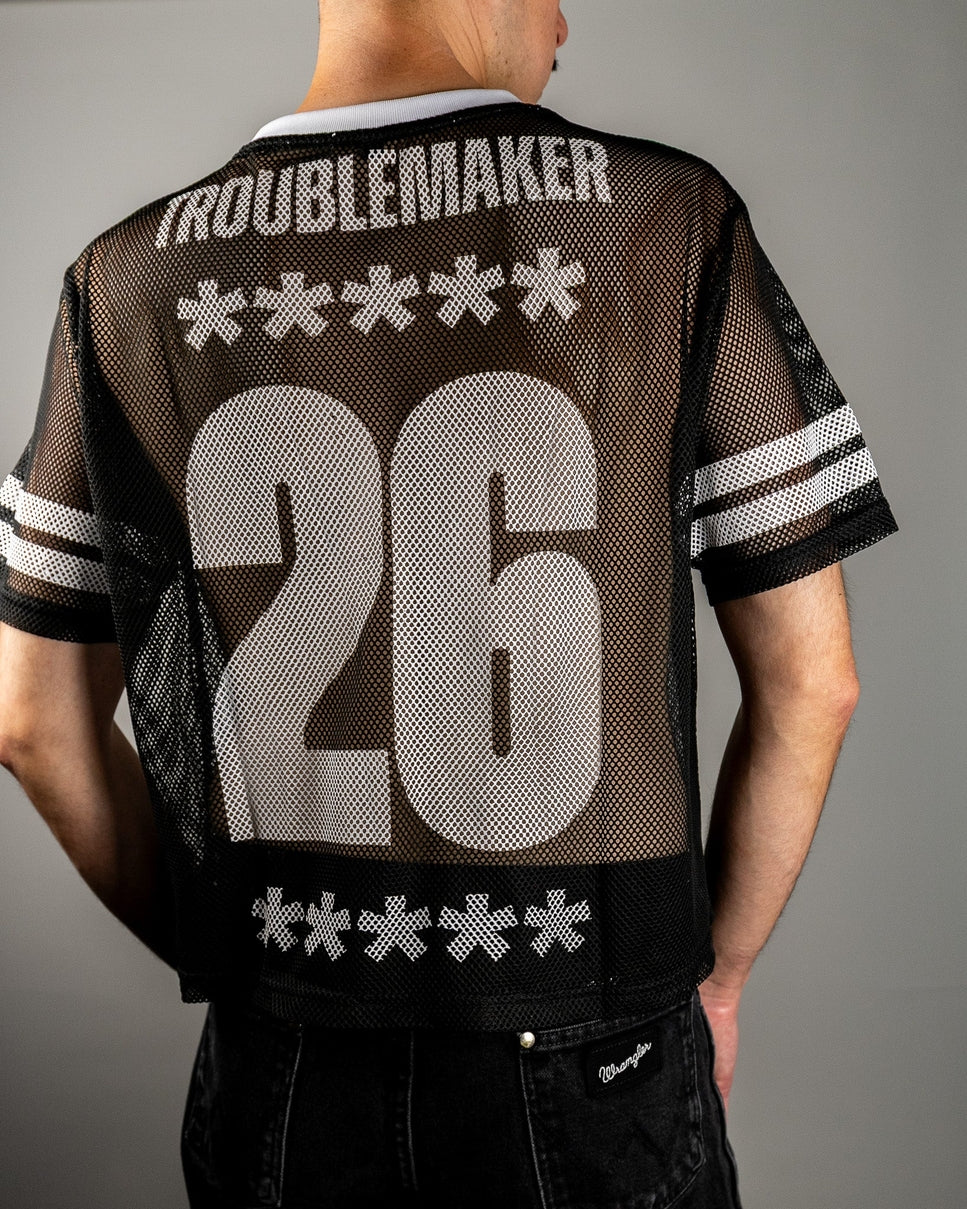 Feral Homo Mesh Jersey - Black / White