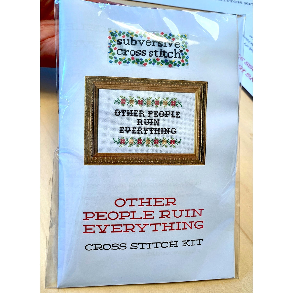 Please Don't Do Coke in the Bathroom - Cross Stitch