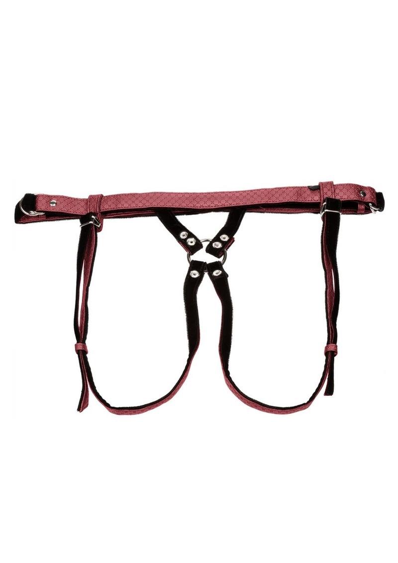 Her Royal Harness The Regal Duchess Adjustable Harness - Red