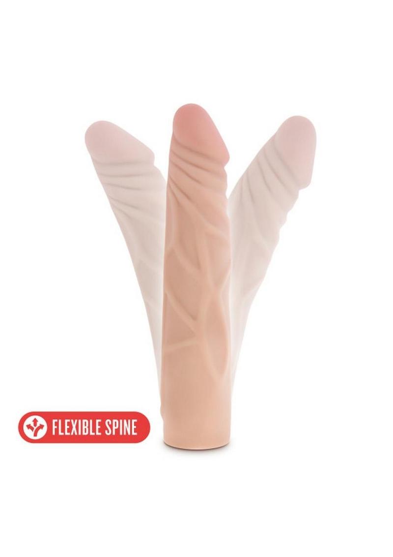X5 Plus Cock with Flexible Spine 7.5in - Vanilla