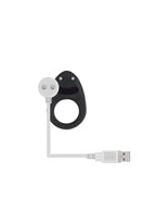 Zero Tolerance Night Rider Rechargeable Silicone Cock Ring - Black