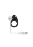 Zero Tolerance Night Rider Rechargeable Silicone Cock Ring - Black